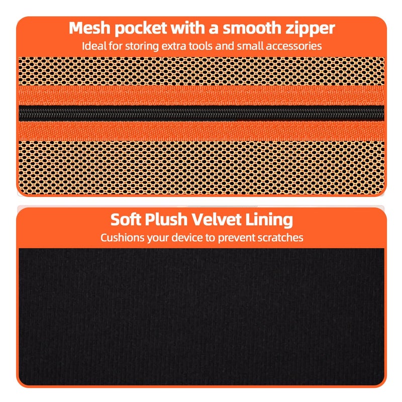 HESPLUS Storage Case Only for Klein Tools Electrical Testers -Hard Protective Carrying Bag Compatible with 80101 Circuit Breaker Finder Kit & ET310/ 69149P Digital Multimeter, XL Size (Does NOT Include Tools) - Image 5